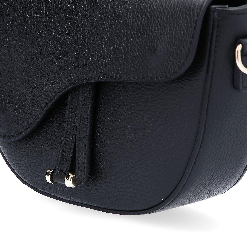 QVC Le Corone Bags Borsa Any In Pelle Tracolla Removibile Patta Frontale Made In Italy