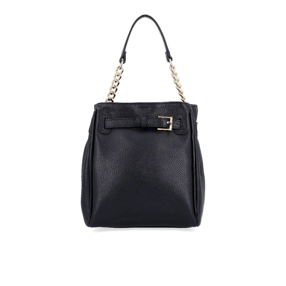 QVC Le Corone Bags Borsa Asia in pelle dollaro design a secchiello