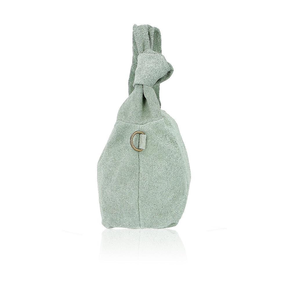 QVC Le Corone Bags Borsa Dorotea In Pelle Scamosciata