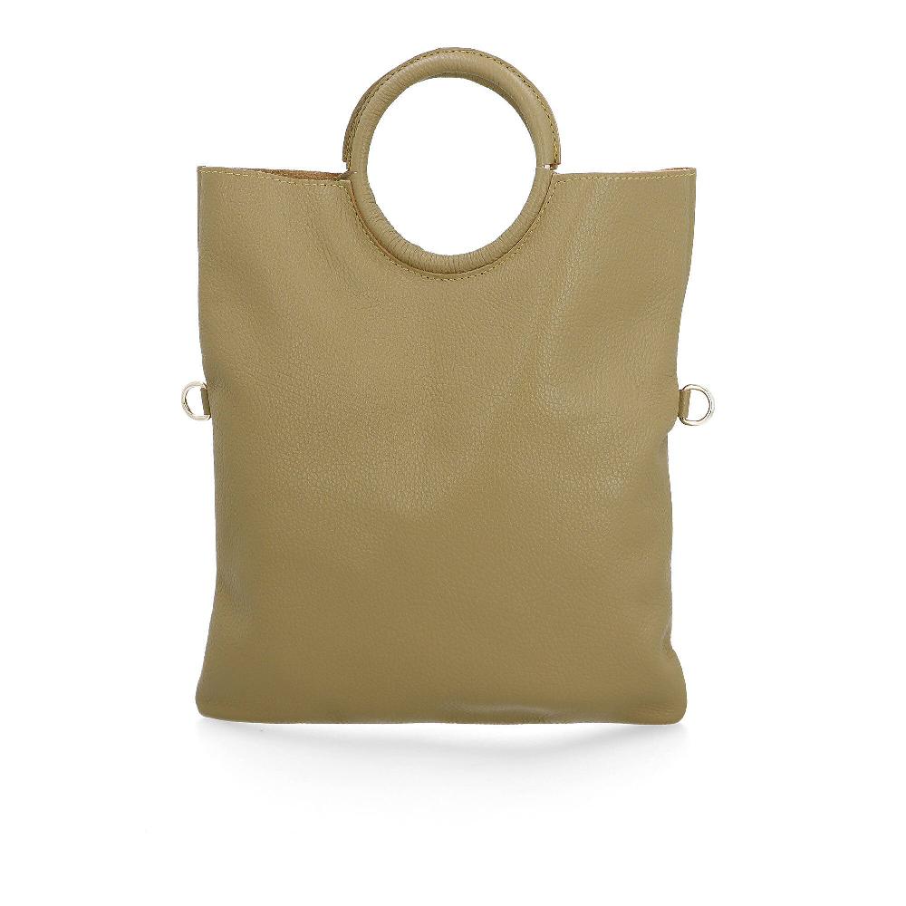 QVC Le Corone Bags Borsa Multi-indosso In Pelle Dollaro Con Pochette