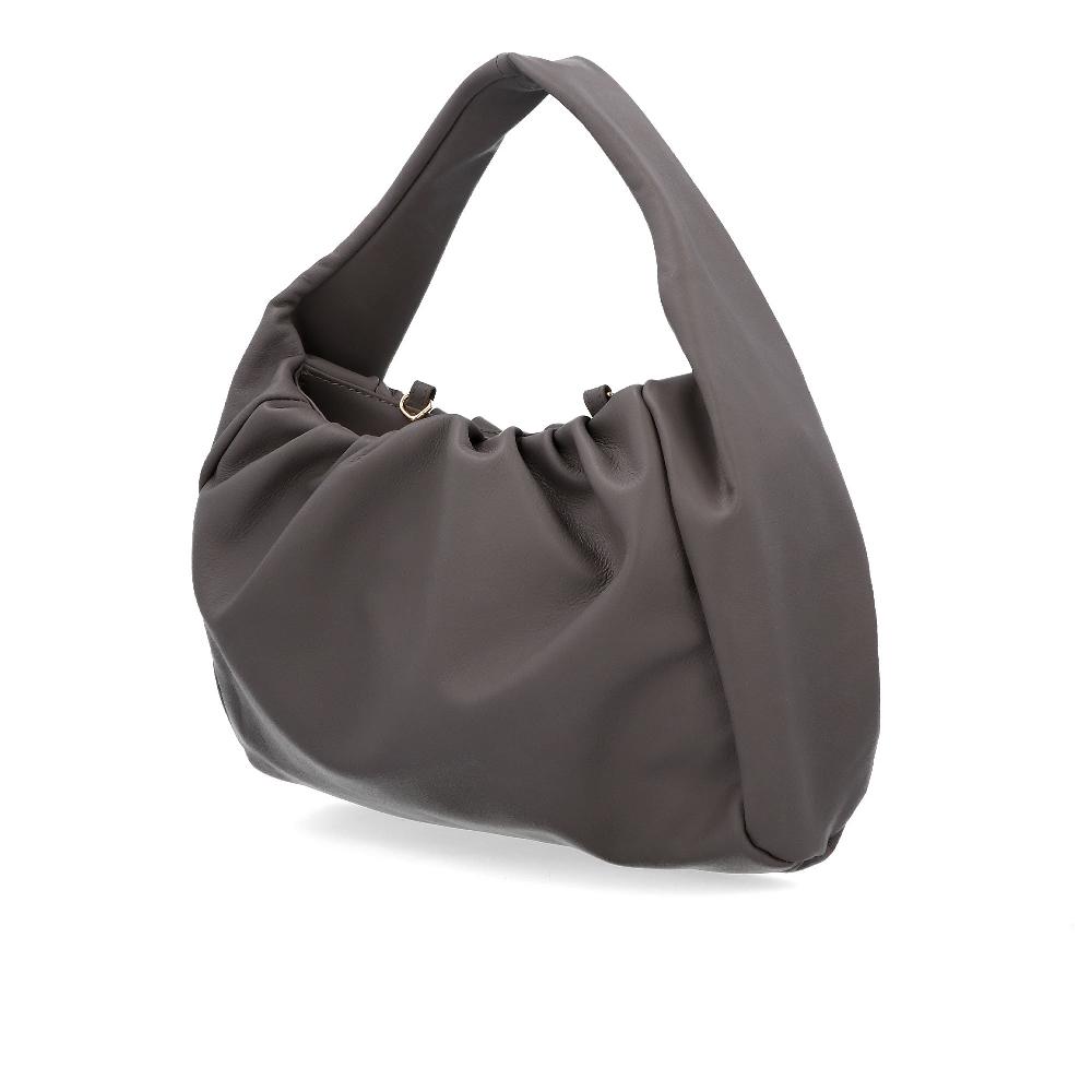 QVC Le Corone Bags Borsa Plissé In Pelle Sauvage Con Manico Singolo