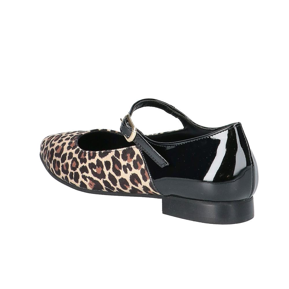 QVC Le Serpentini Ballerine Lepoardate Con Cinturino Tacco 2 5cm