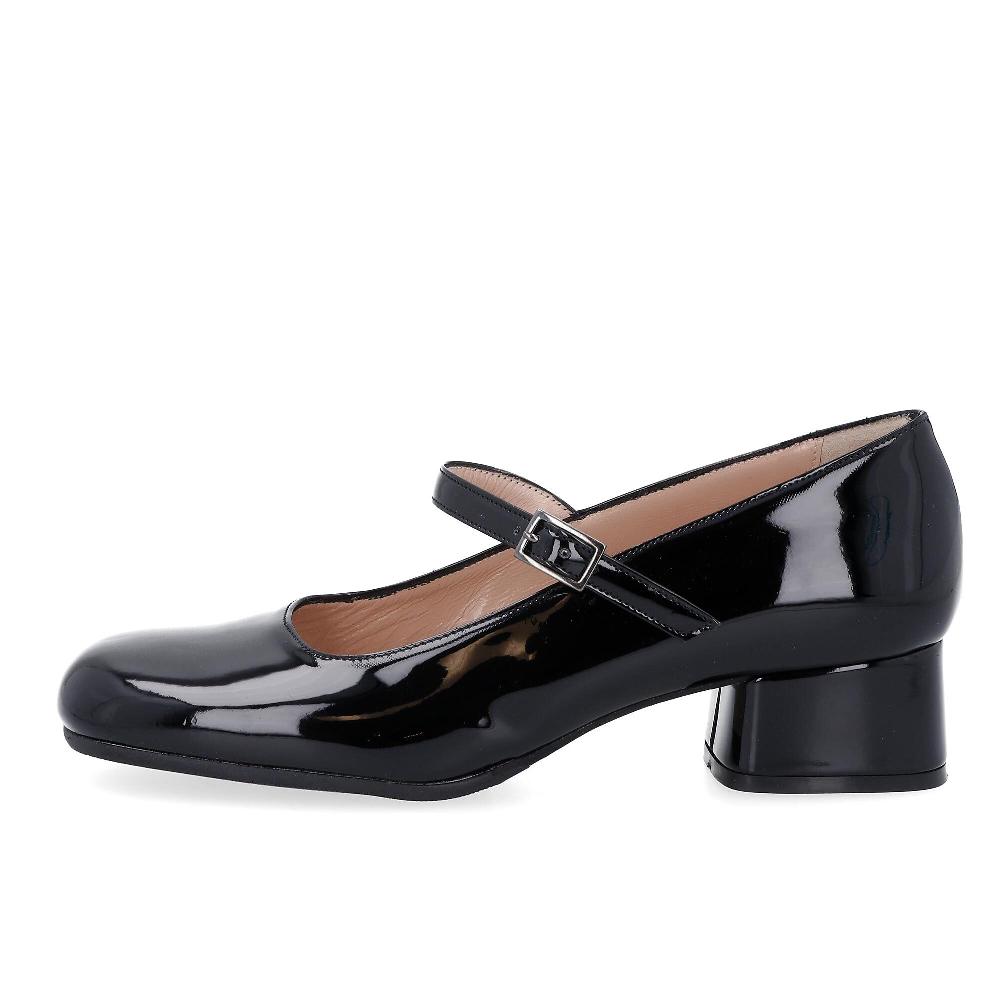 QVC Le Serpentini Mary Jane Effetto Vernice Con Tacco 4cm