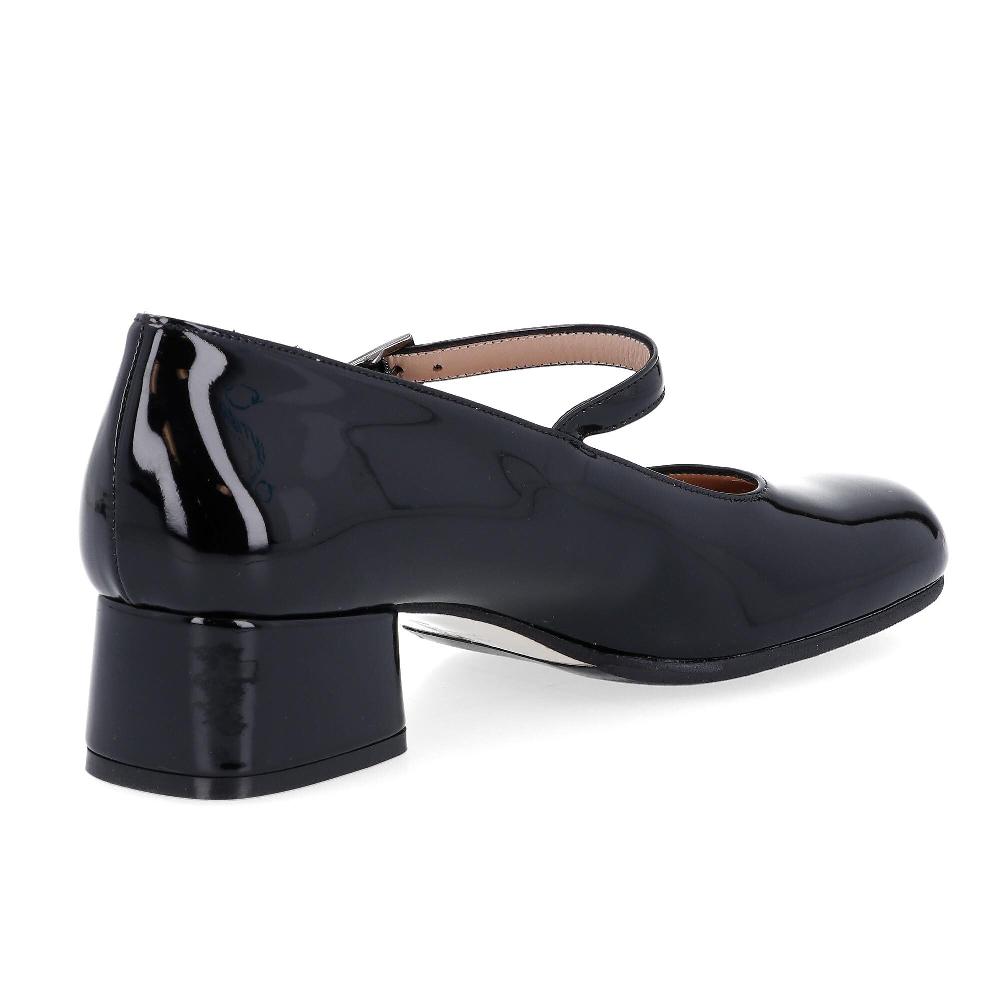 QVC Le Serpentini Mary Jane Effetto Vernice Con Tacco 4cm