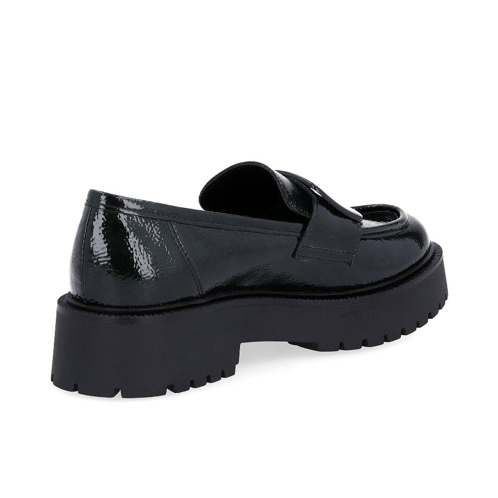 QVC Le Serpentini Mocassini Effetto Vernice Con Suola Carrarmato