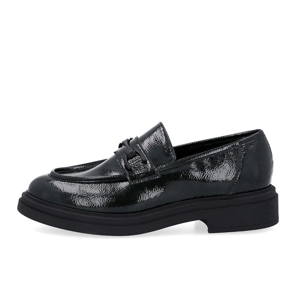 QVC Le Serpentini Mocassini Effetto Vernice Con Tacco 4cm