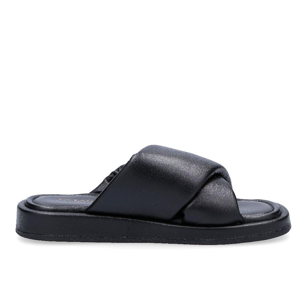 QVC Le Serpentini Sandalo In Pelle Fasce Incrociate Sottopiede Imbottito Made In Italy