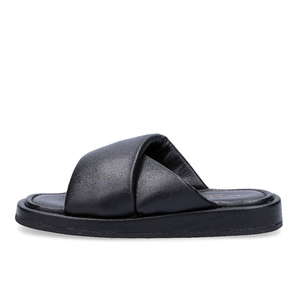 QVC Le Serpentini Sandalo In Pelle Fasce Incrociate Sottopiede Imbottito Made In Italy