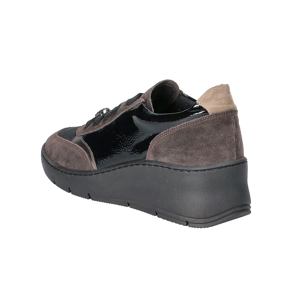 QVC Le Serpentini Scarpe Con Tomaia In Vernice E Inserti In Pelle Scamosciata