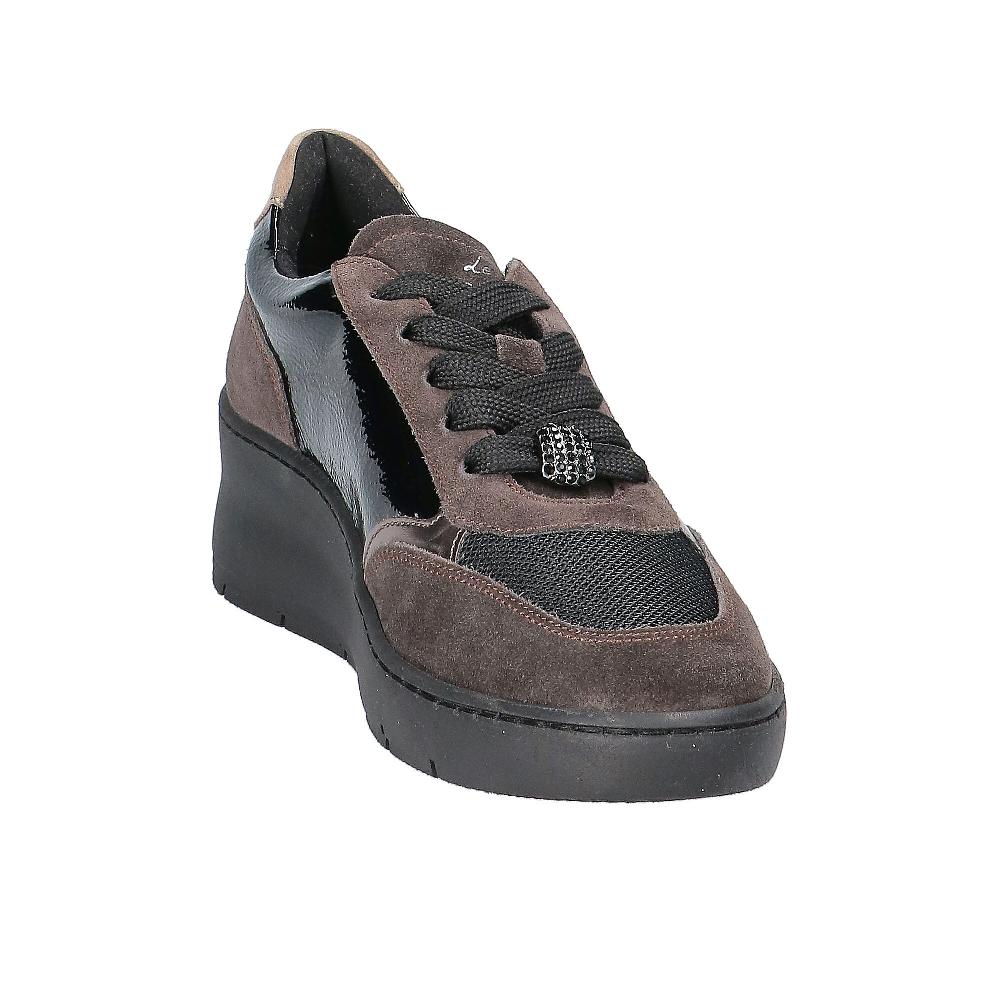 QVC Le Serpentini Scarpe Con Tomaia In Vernice E Inserti In Pelle Scamosciata