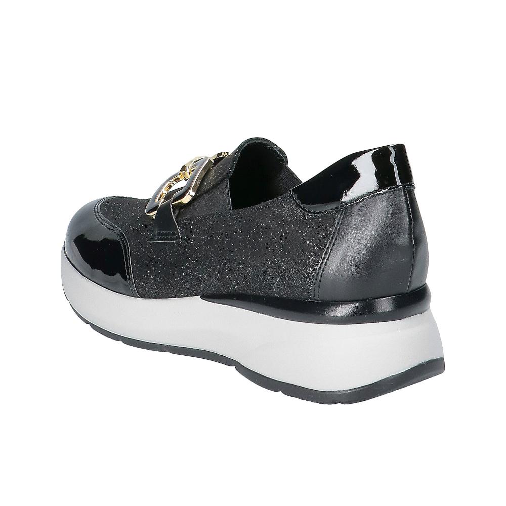 QVC Le Serpentini Slip On Con Tessuto Effetto Glitter E Morsetto