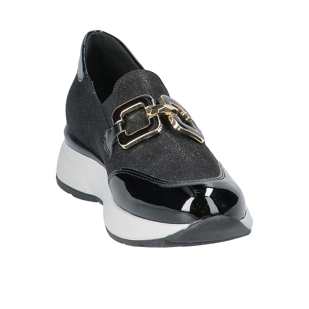 QVC Le Serpentini Slip On Con Tessuto Effetto Glitter E Morsetto