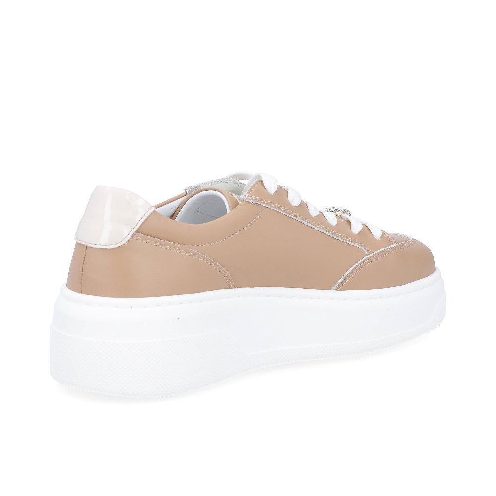 QVC Le Serpentini Sneaker In Pelle Con Dettagli Gioiello Removibili