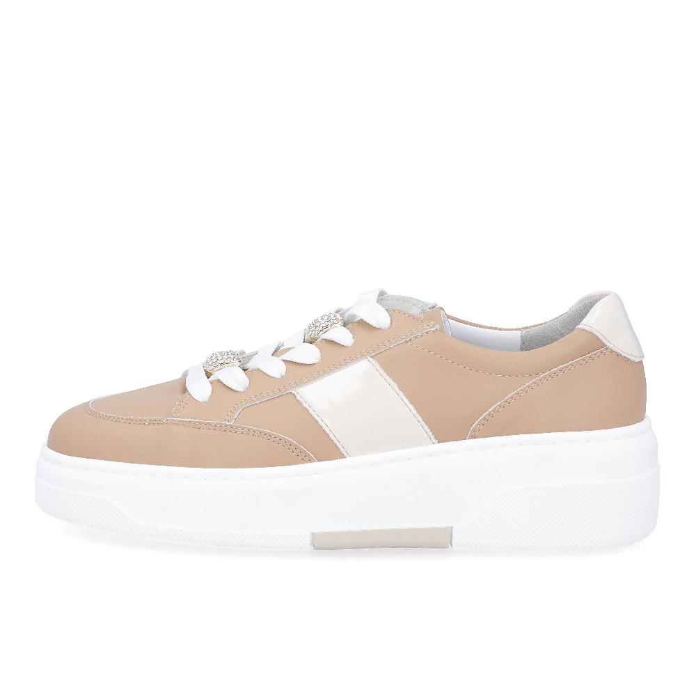 QVC Le Serpentini Sneaker In Pelle Con Dettagli Gioiello Removibili