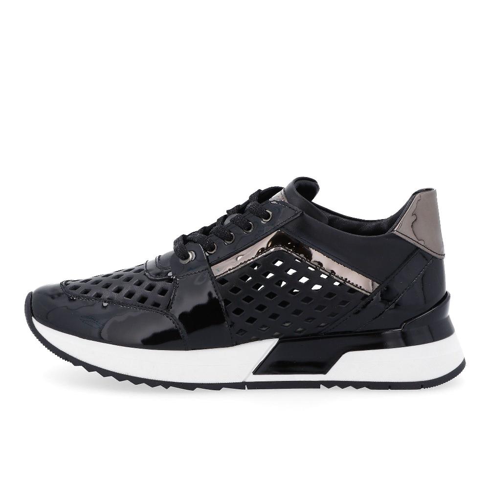 QVC Le Serpentini Sneaker Traforata In Pelle Suola 3 5 Cm