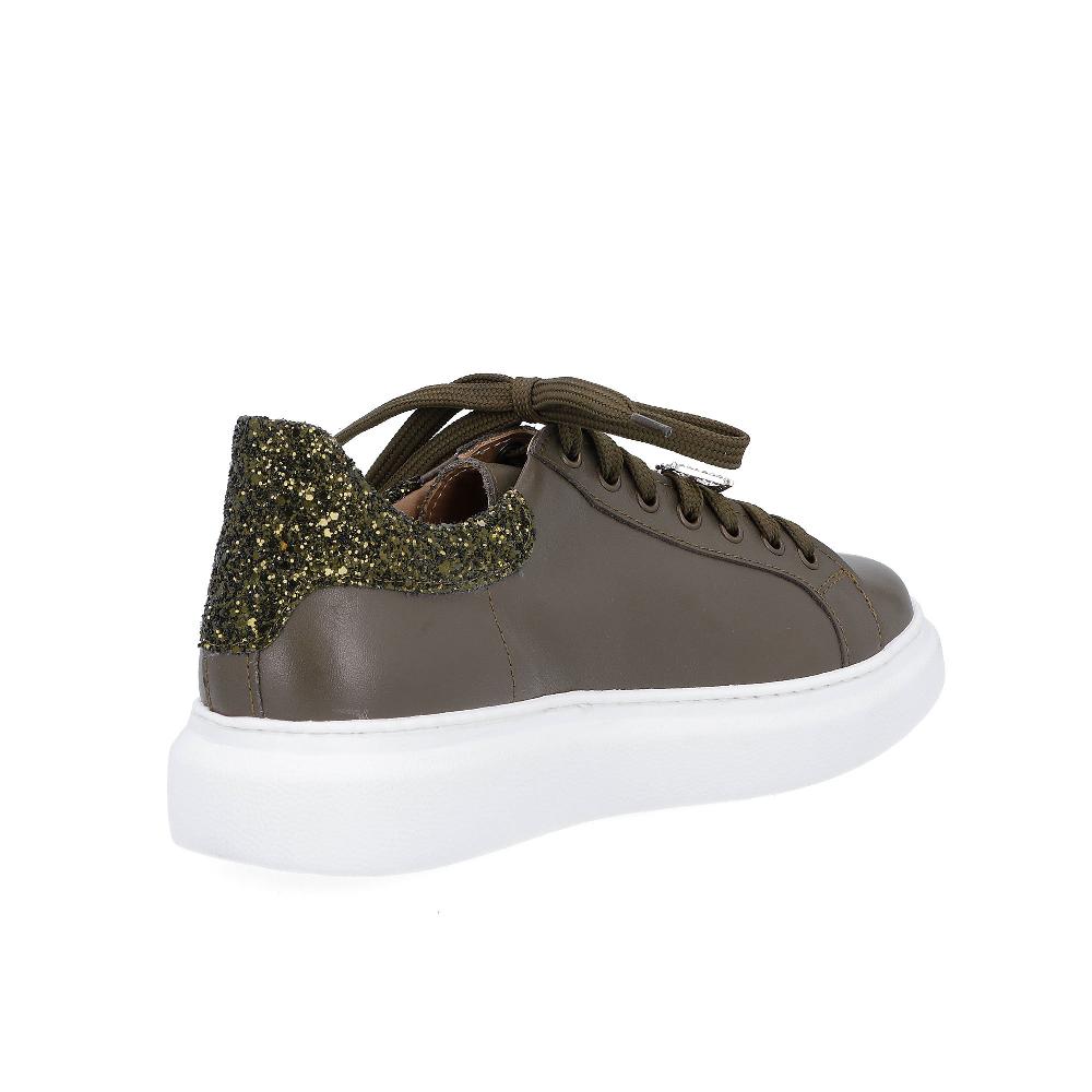 QVC Le Serpentini Sneakers In Pelle Con Inserti Glitter Decorazioni Gioiello