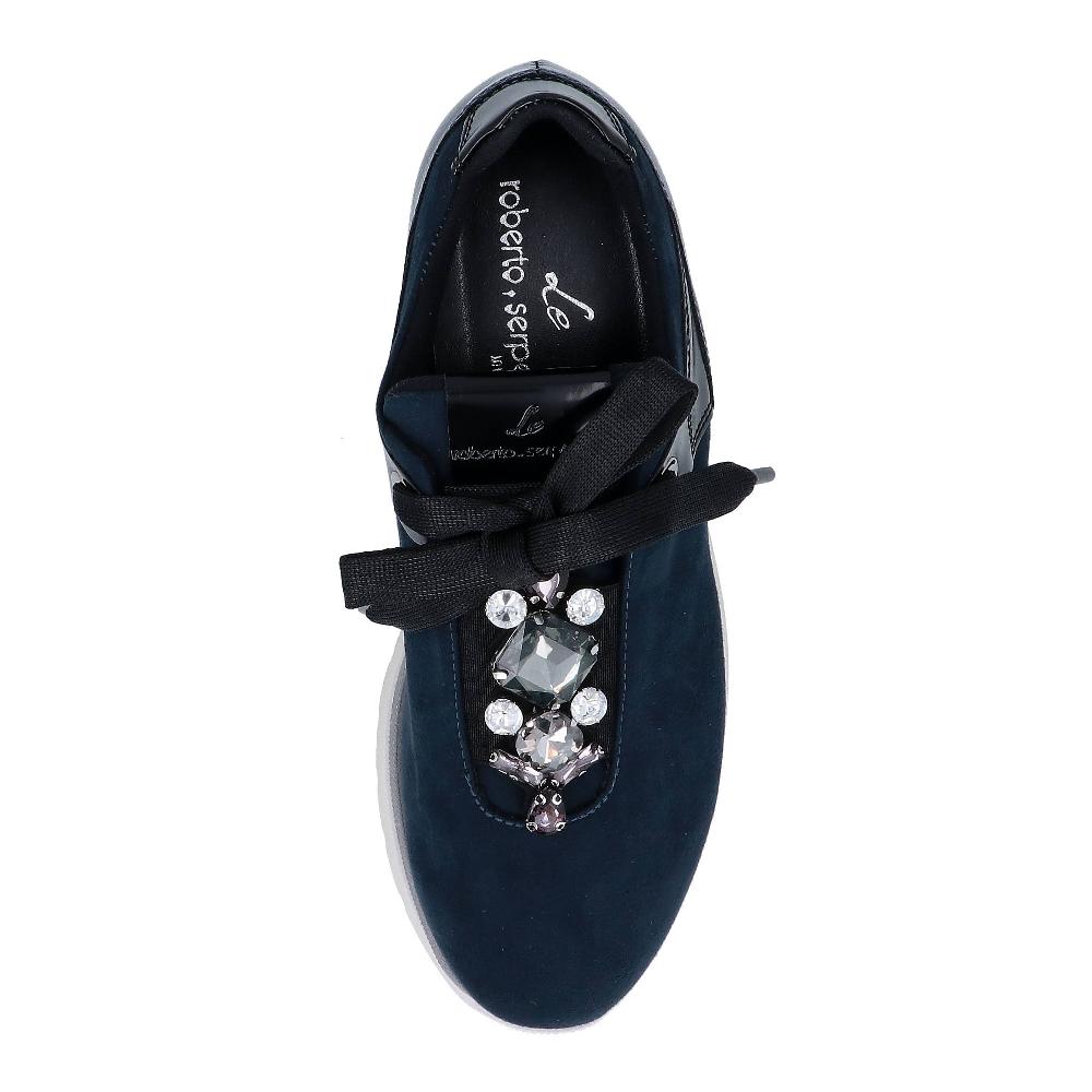 QVC Le Serpentini Sneakers Slip On Con Gioiello Sulla Linguetta