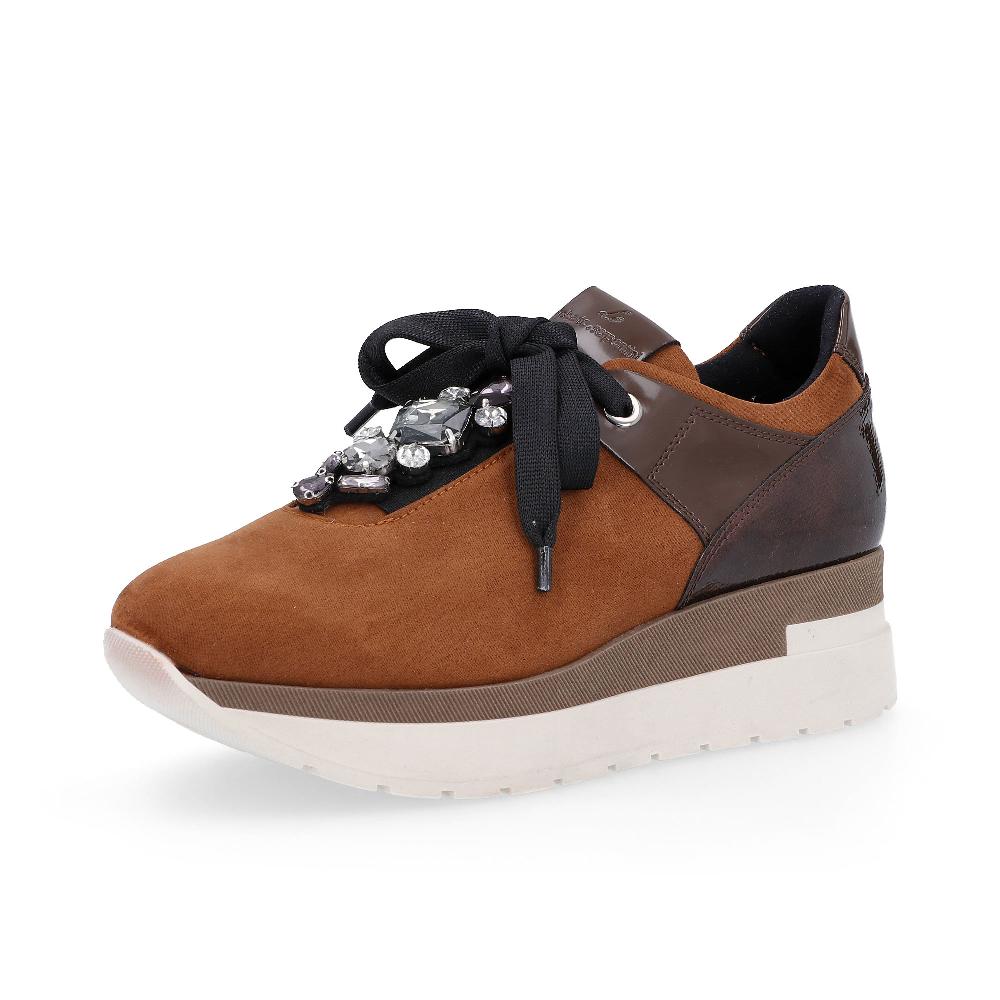 QVC Le Serpentini Sneakers slip on con gioiello sulla linguetta