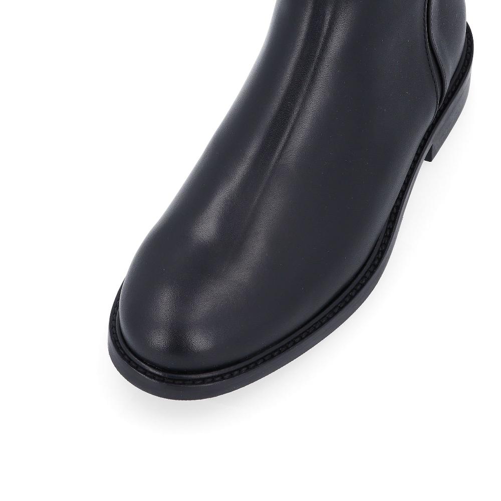 QVC Le Serpentini Stivaletti Biker In Pelle Con Zip Laterale