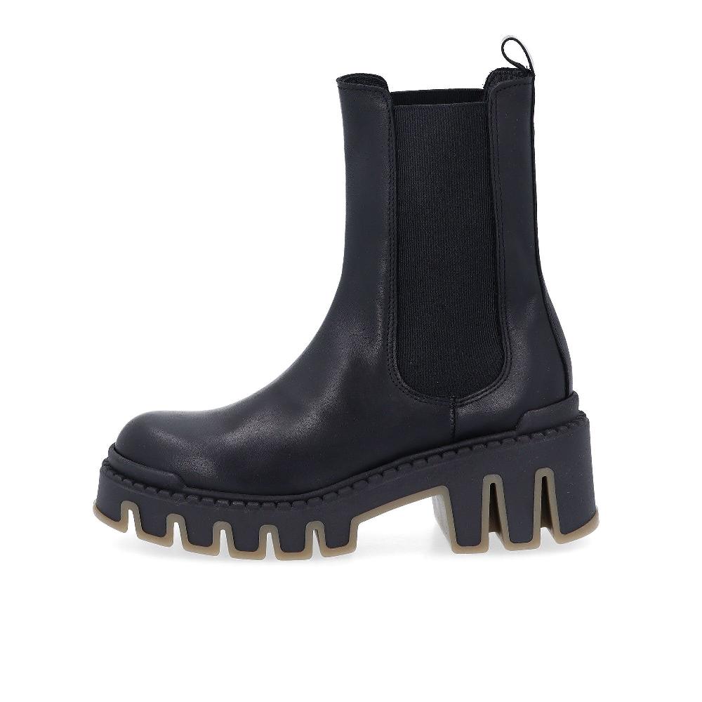 QVC Le Serpentini Stivaletti Chelsea In Pelle Con Elastico Tacco 5 5 Cm