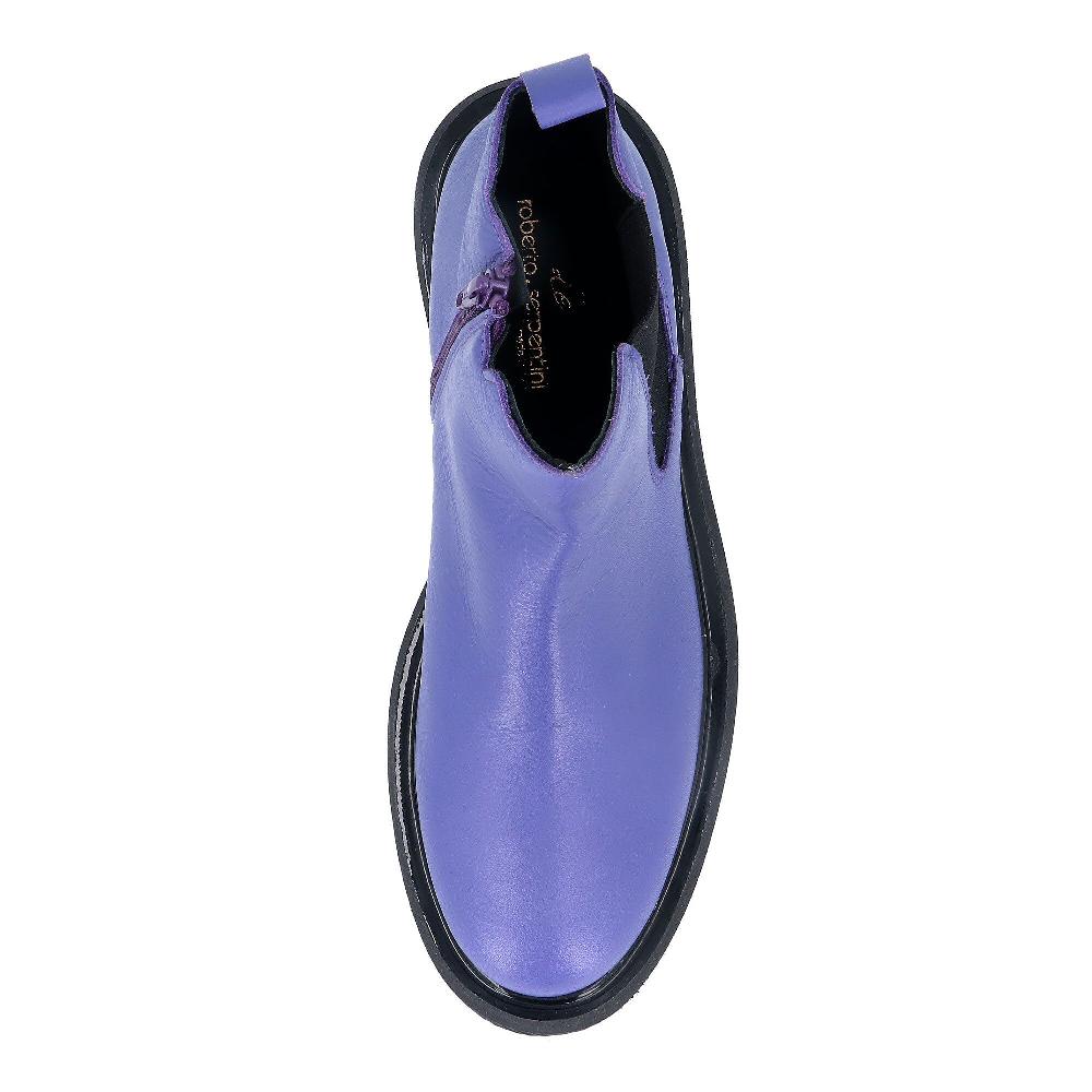 QVC Le Serpentini Stivaletti Chelsea In Pelle Con Suola In Gomma 3 5cm