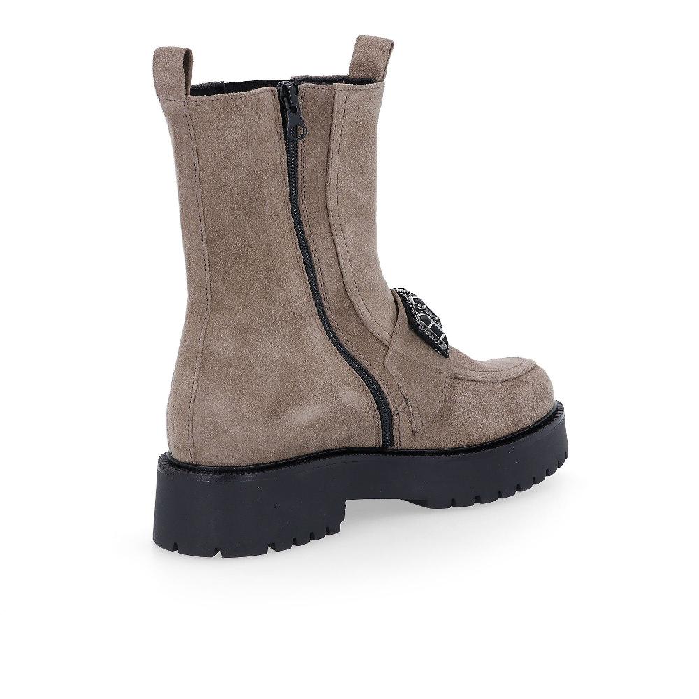 QVC Le Serpentini Stivaletti Chelsea In Pelle Scamosciata