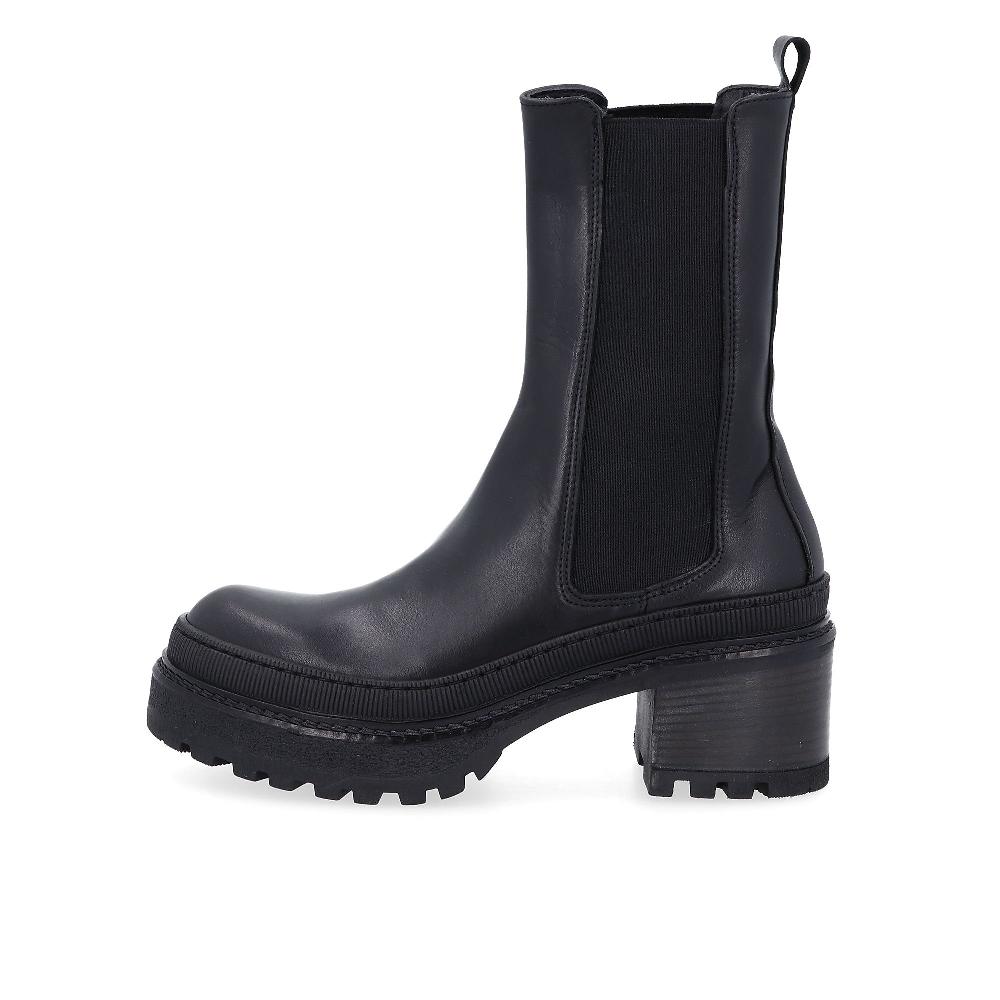 QVC Le Serpentini Stivaletti Chelsea In Pelle Tacco 6 5 Cm