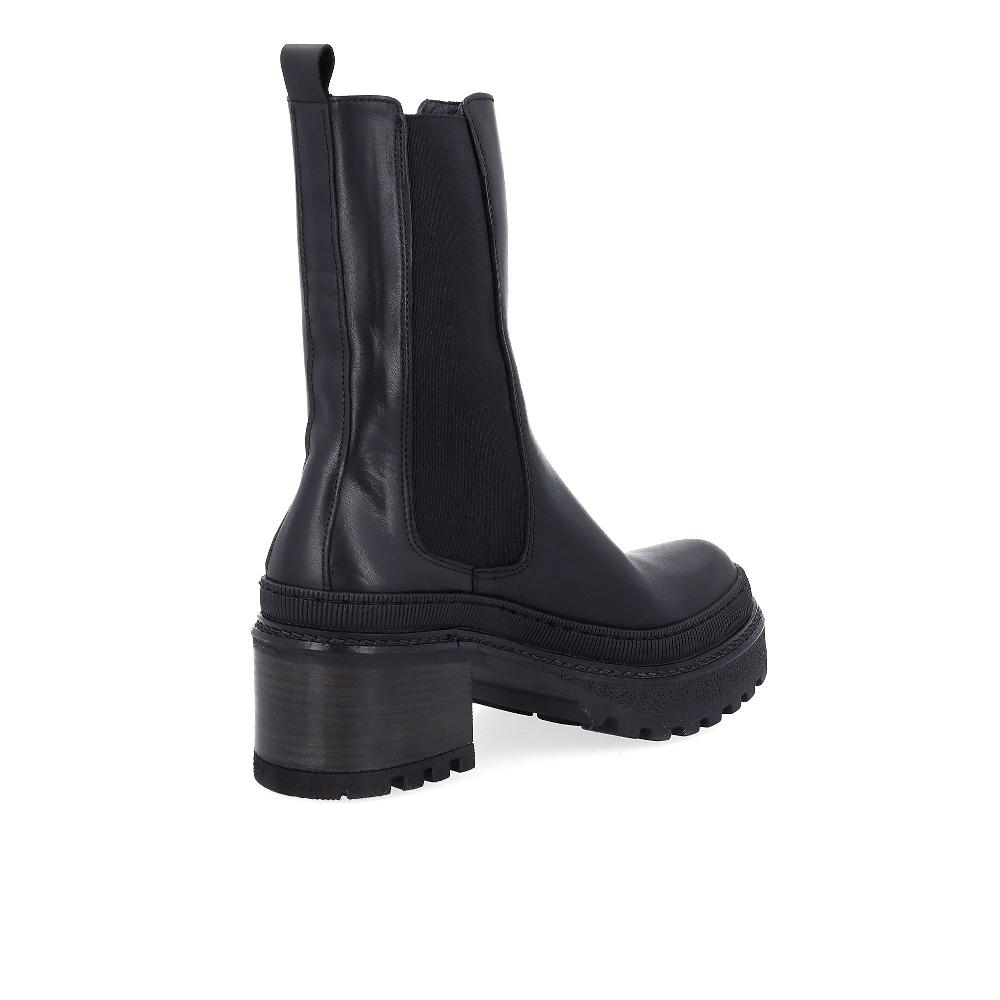 QVC Le Serpentini Stivaletti Chelsea In Pelle Tacco 6 5 Cm