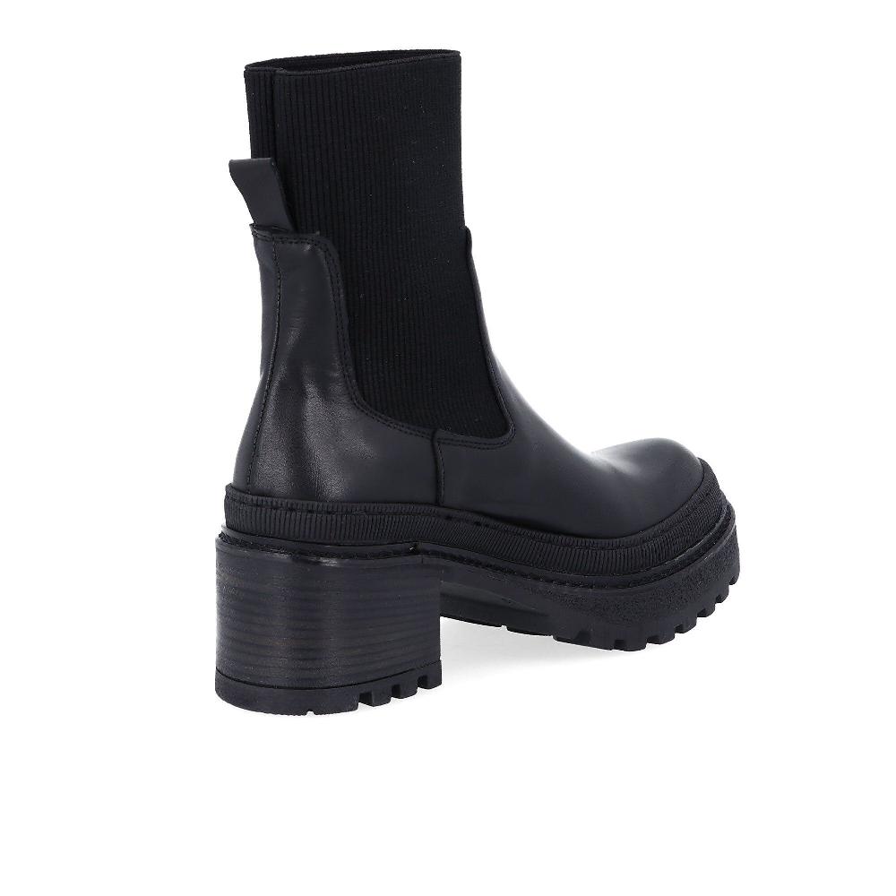 QVC Le Serpentini Stivaletti In Pelle Con Gambale Elasticizzato 6 5 Cm