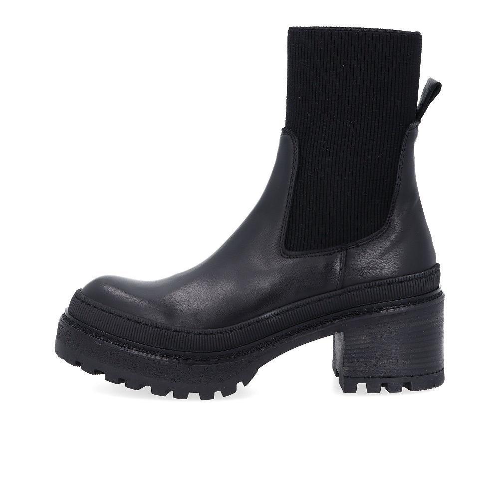 QVC Le Serpentini Stivaletti In Pelle Con Gambale Elasticizzato 6 5 Cm