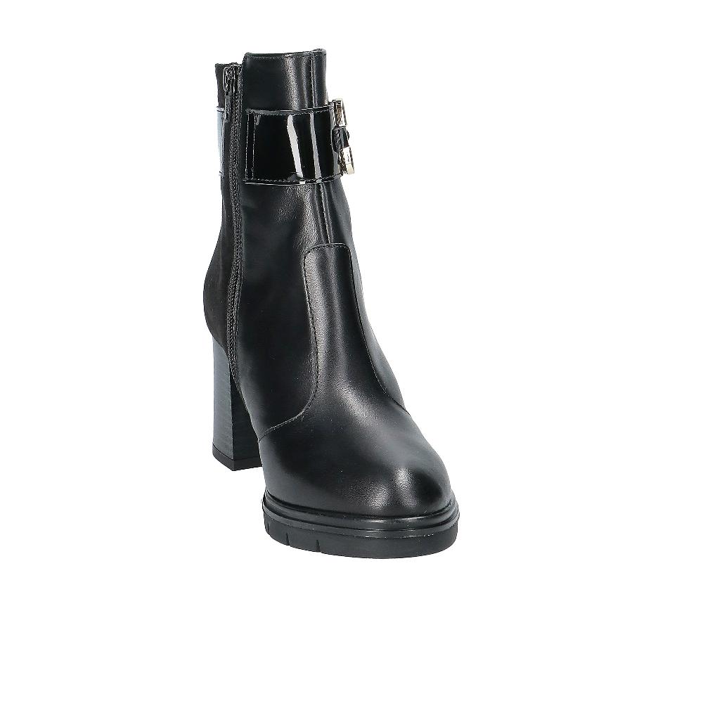 QVC Le Serpentini Stivaletti In Pelle Con Tacco 7 5 Cm