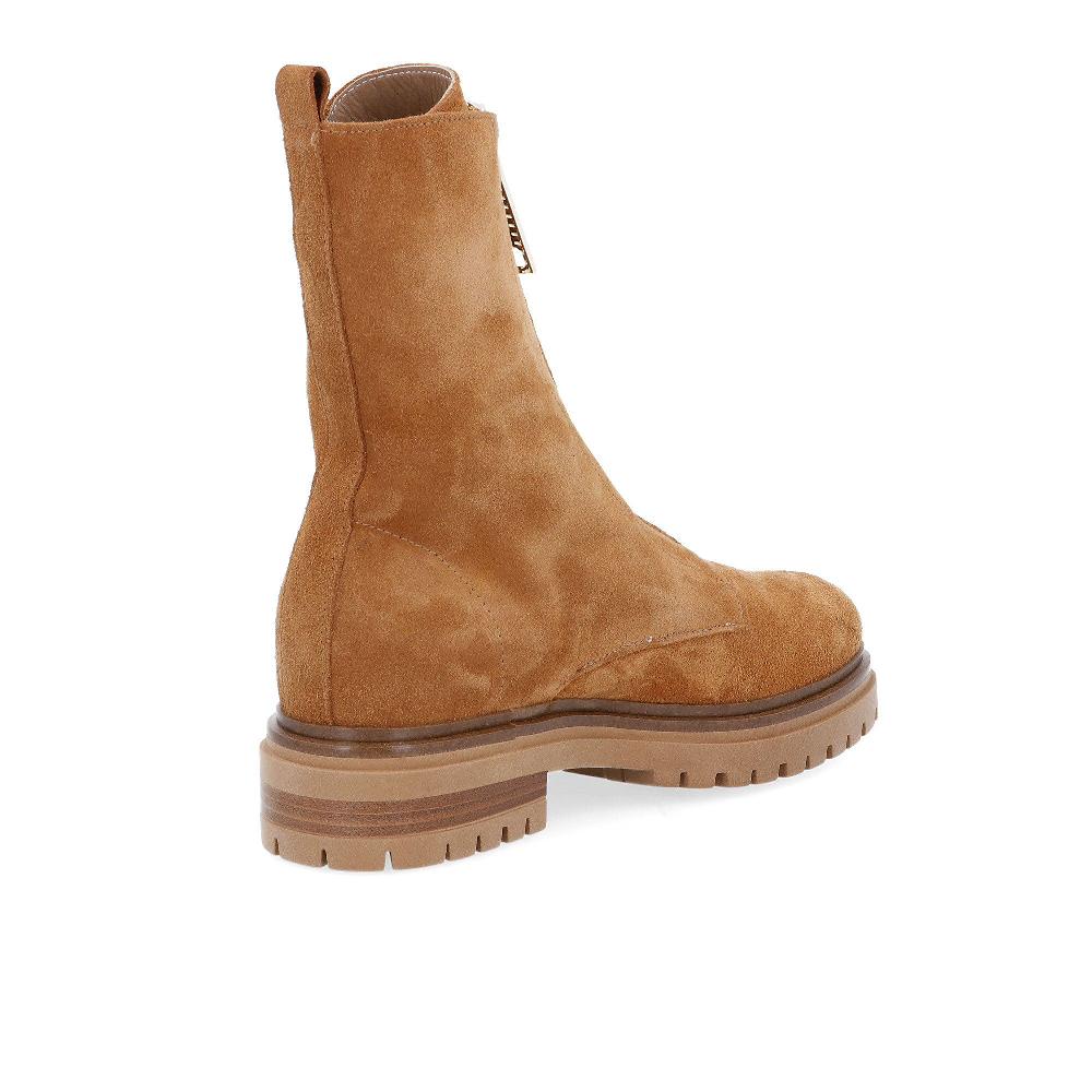 QVC Le Serpentini Stivaletti In Pelle Scamosciata Con Cerniera Tacco 5cm