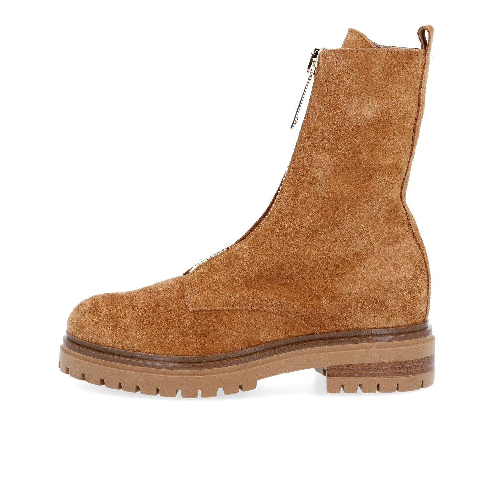 QVC Le Serpentini Stivaletti In Pelle Scamosciata Con Cerniera Tacco 5cm