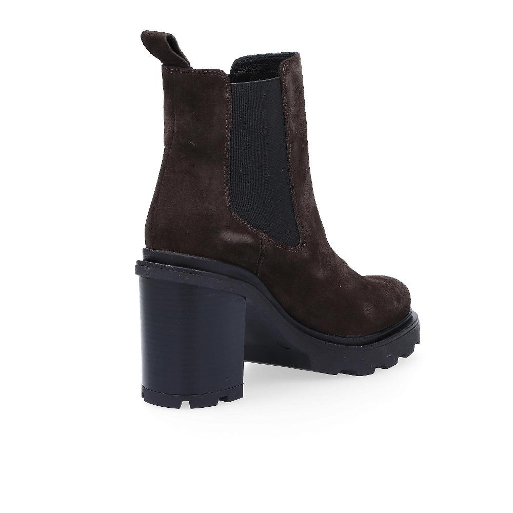 QVC Le Serpentini Stivaletti In Pelle Scamosciata Tacco 9 Cm