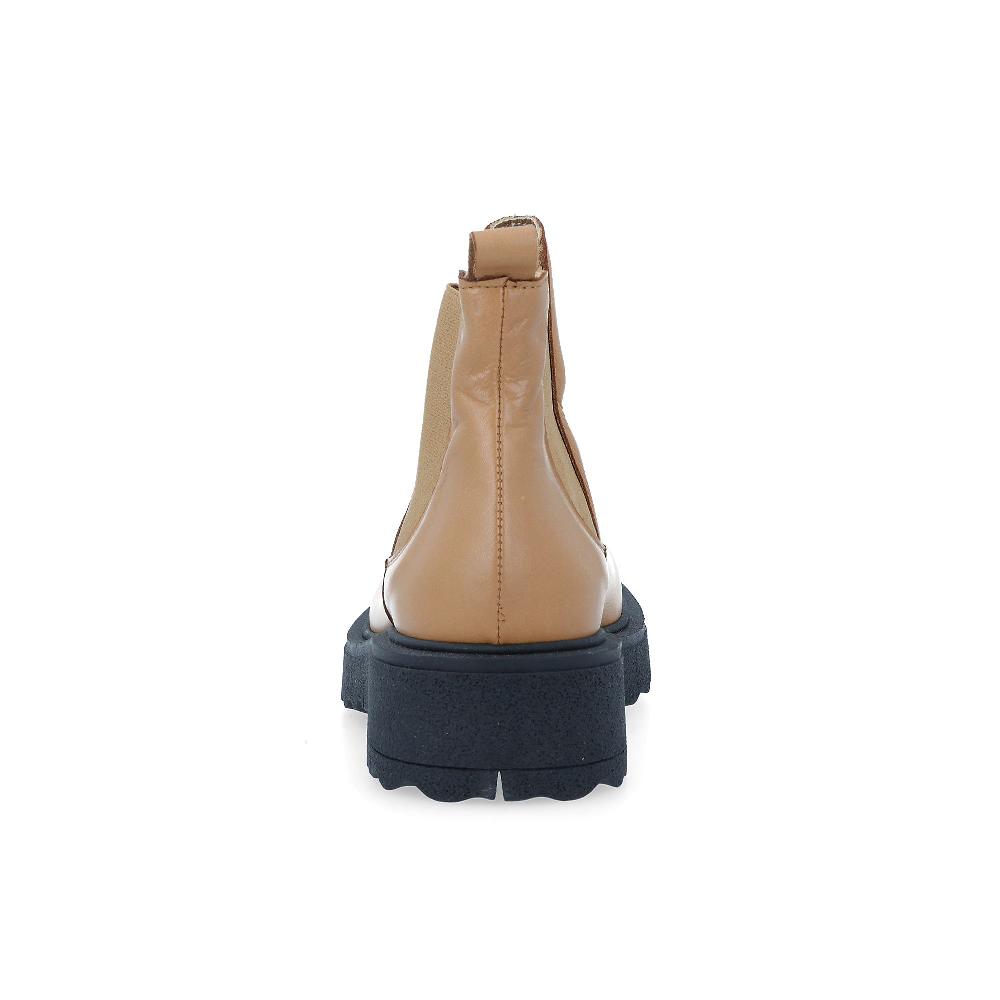 QVC Le Serpentini Stivaletto In Pelle Con Suola Bicolore Tacco 4 5 Cm
