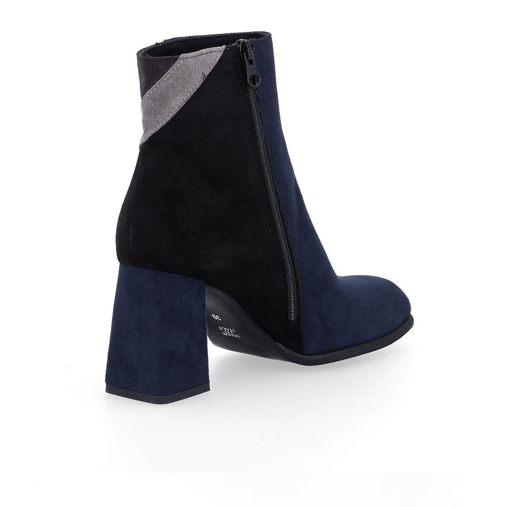 QVC Le Serpentini Stivaletto Motivo Geometrico Tacco 8 Cm Made In Italy