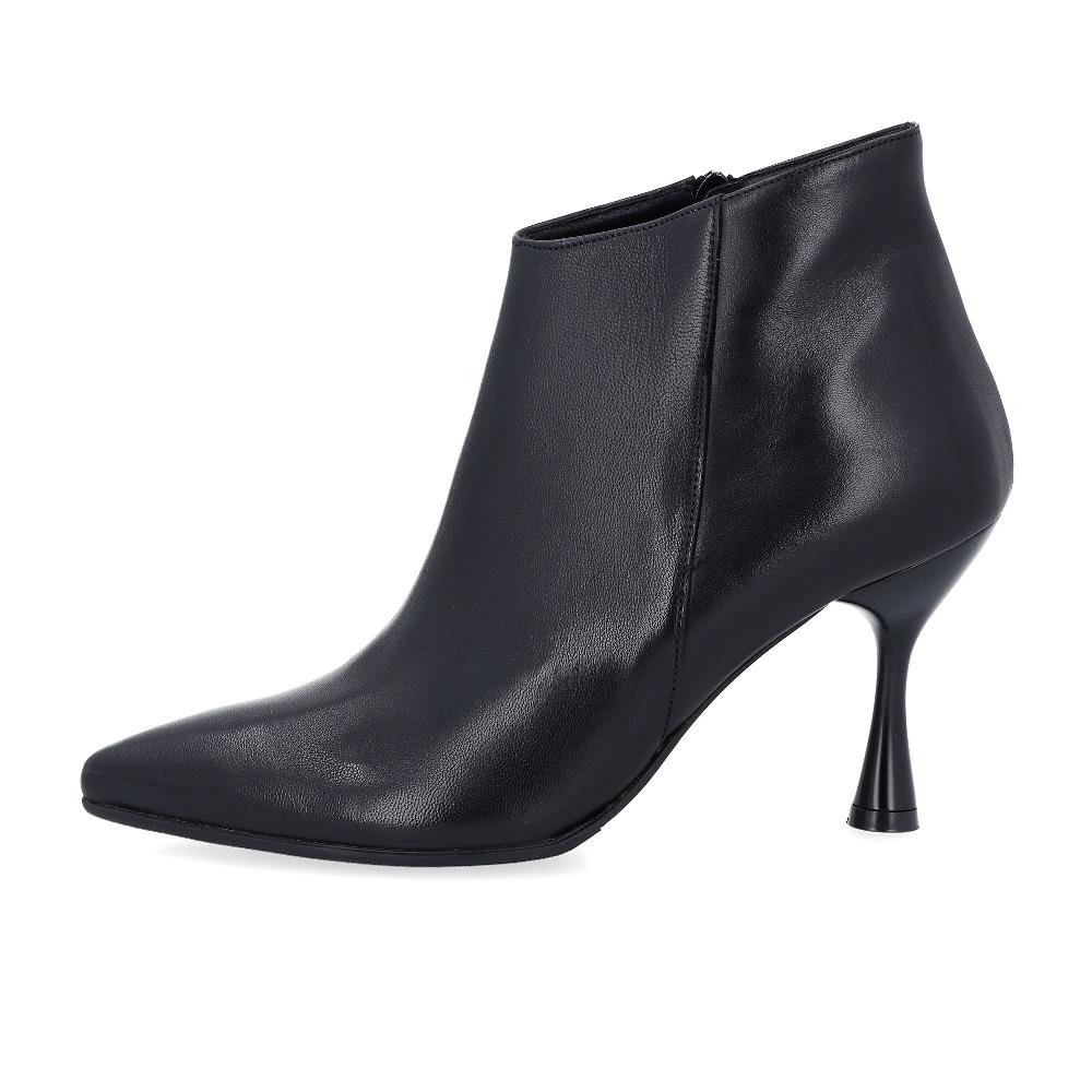 QVC Le Serpentini Tronchetti In Pelle Con Zip E Tacco 8 Cm