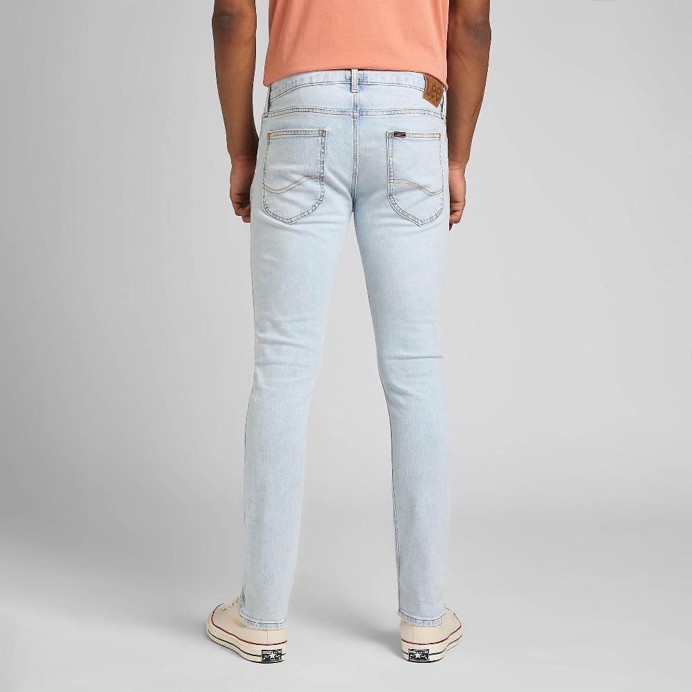 QVC LEE Luke Jeans Slim Fit Gamba Fondo Stretto 5 Tasche Zip E Bottone