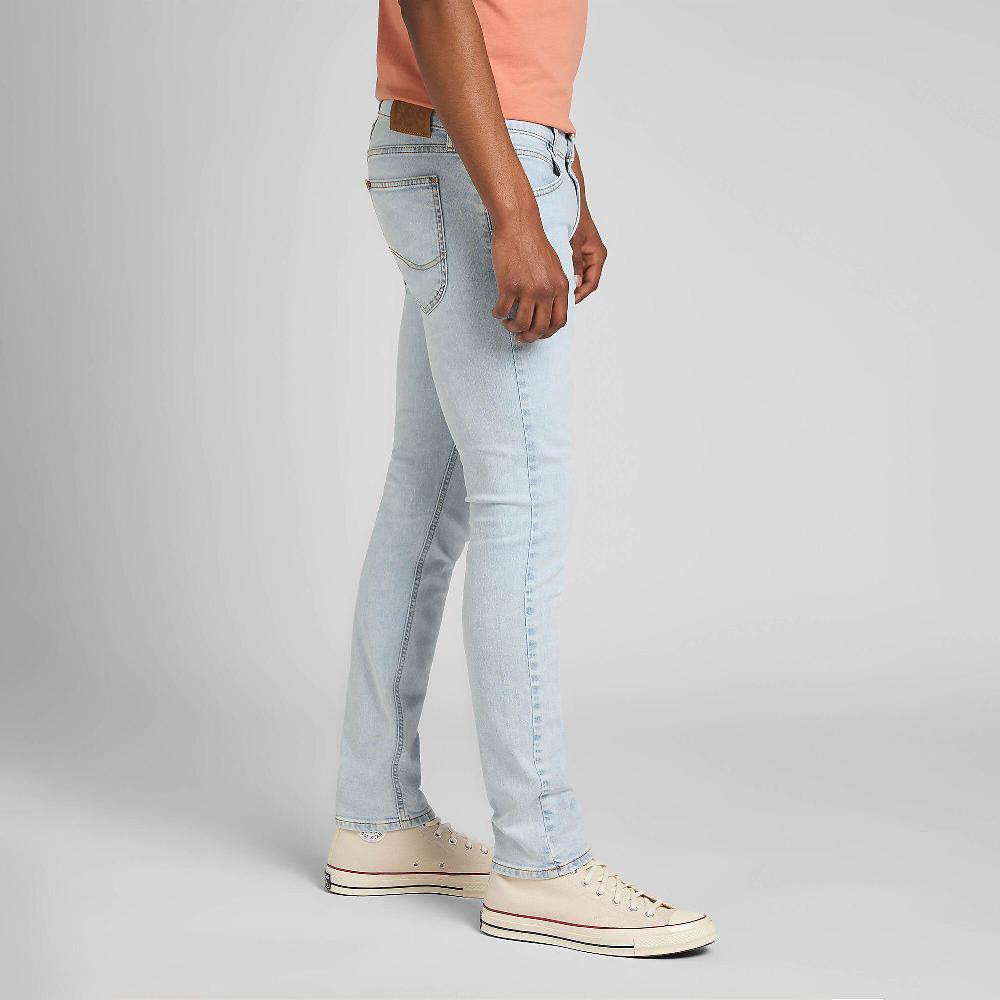 QVC LEE Luke Jeans Slim Fit Gamba Fondo Stretto 5 Tasche Zip E Bottone