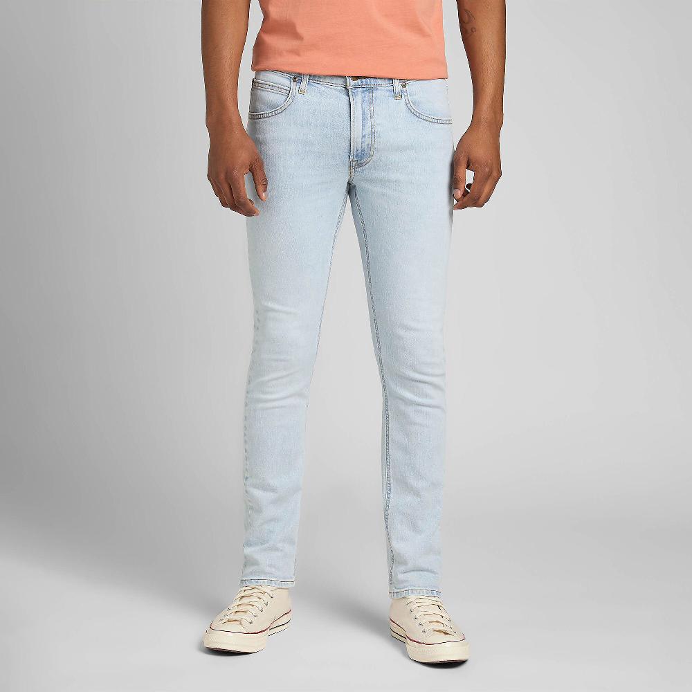 QVC LEE Luke jeans slim fit Gamba fondo stretto 5 tasche Zip e bottone
