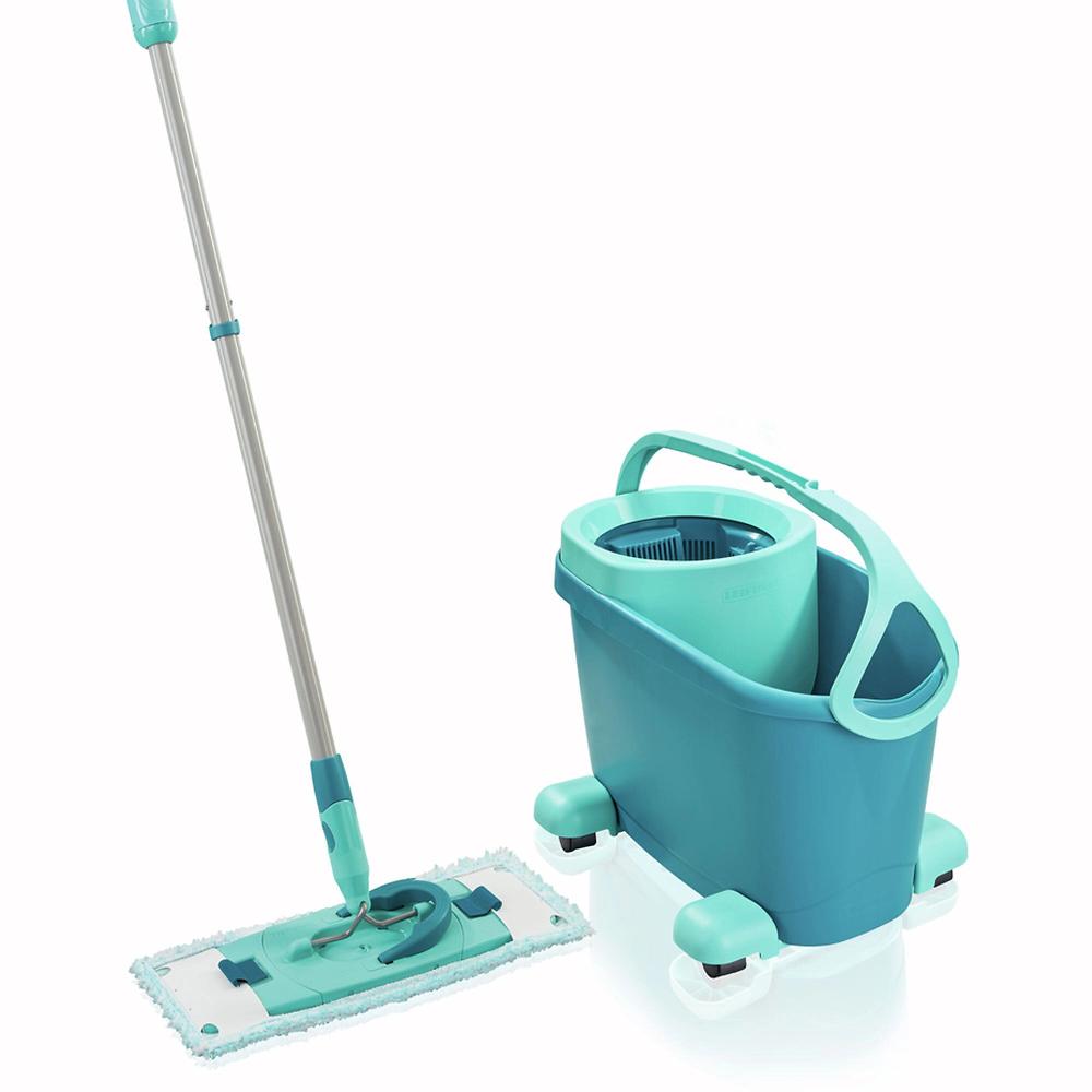 QVC Leifheit Set Set Lavapavimenti Sistema Centrifuga Con Secchio