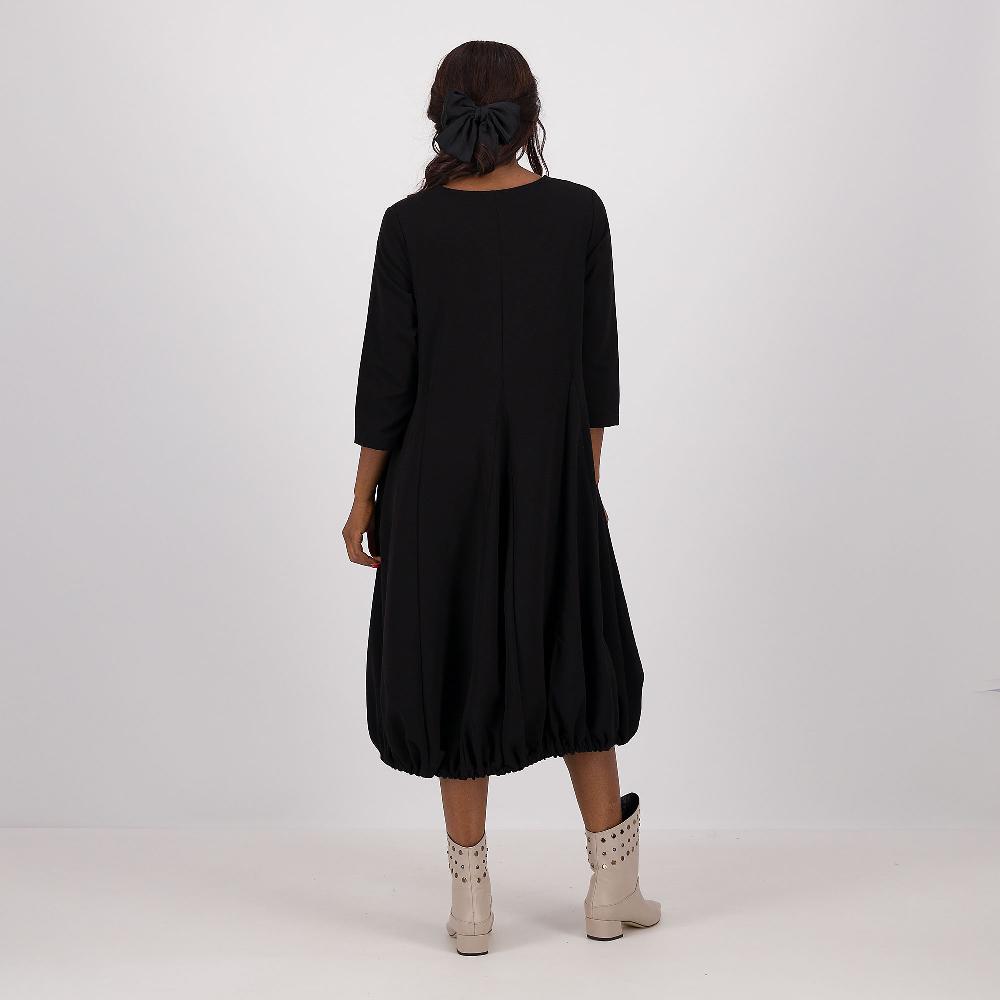 QVC LUCREZIA SCIORTINO Abito Midi In Tessuto Fluido Con Manica 3/4