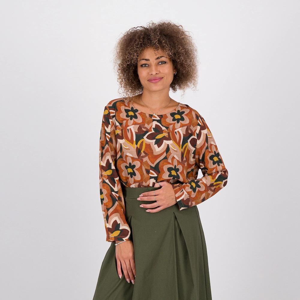 QVC LUCREZIA SCIORTINO Blusa maniche lunghe- Shopping4Good per Fondazione Veronesi