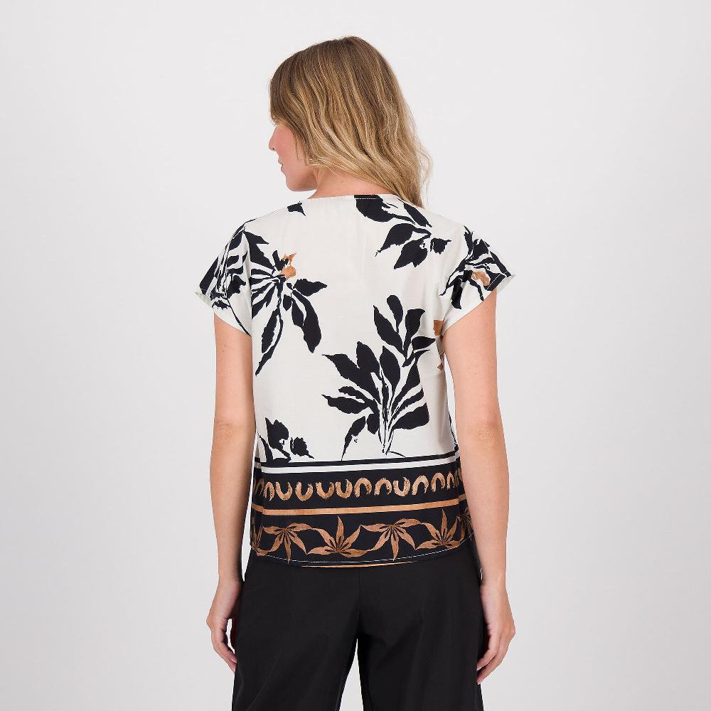 QVC LUCREZIA SCIORTINO Camicia A Maniche Corte In Popeline Di Cotone