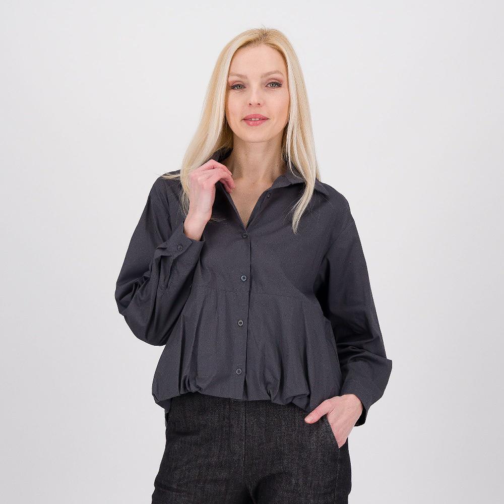 QVC LUCREZIA SCIORTINO Camicia in popeline a maniche lunghe