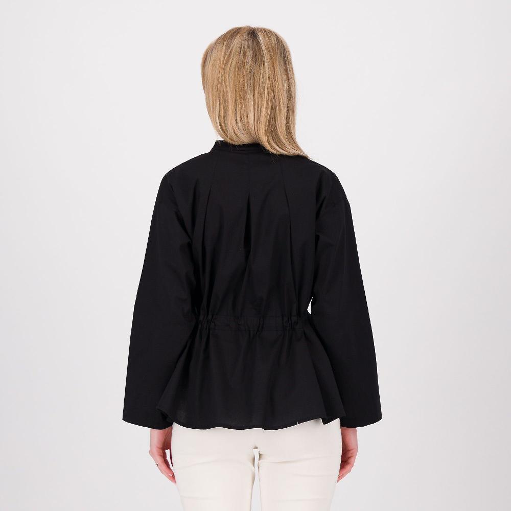 QVC LUCREZIA SCIORTINO Camicia In Popeline Di Cotone Con Collo Alla Corean