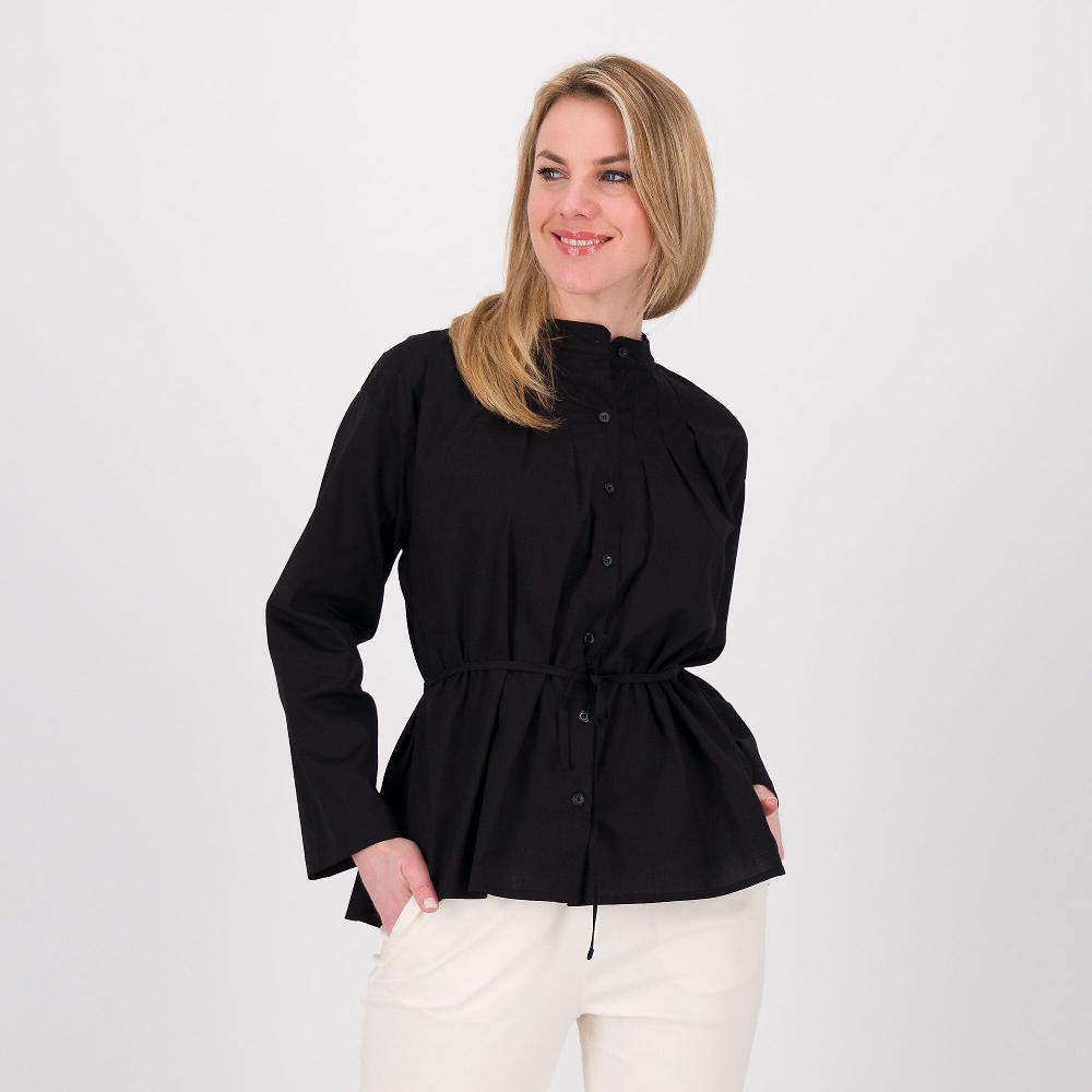 QVC LUCREZIA SCIORTINO Camicia in popeline di cotone con collo alla corean