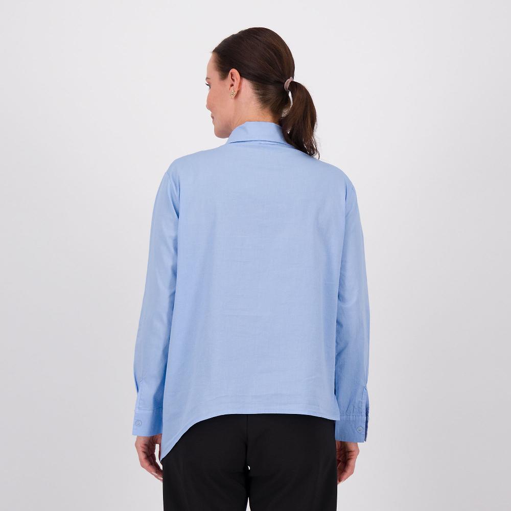 QVC LUCREZIA SCIORTINO Camicia In Popeline Linea A Scatoletta