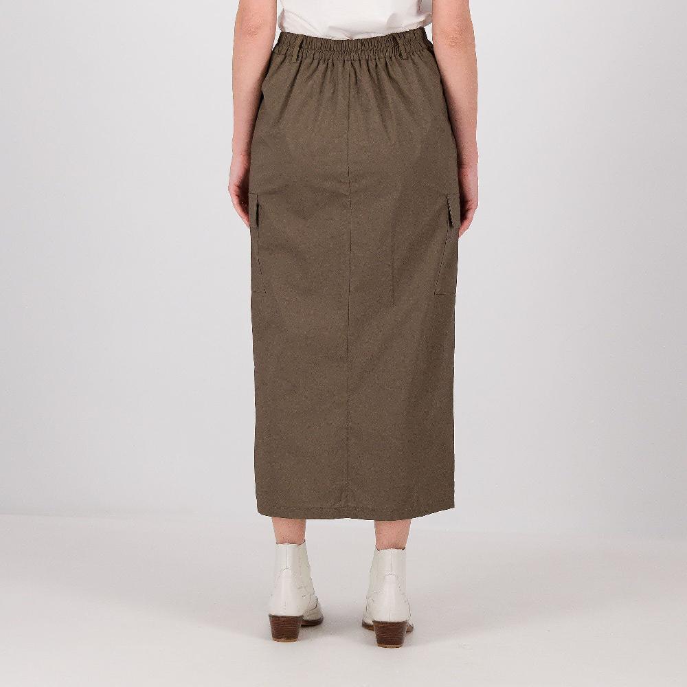 QVC LUCREZIA SCIORTINO Gonna Pencil In Tela Vela Con Tasconi