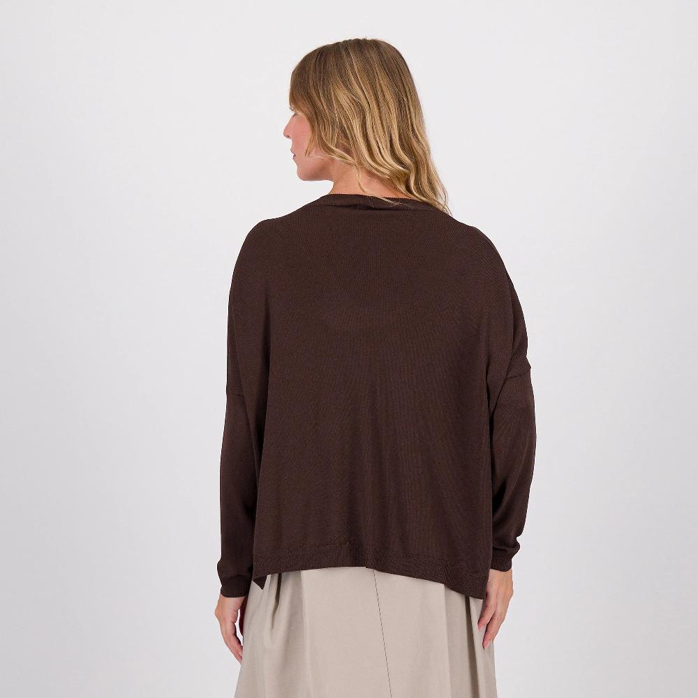 QVC LUCREZIA SCIORTINO Maglia A Maniche Lunghe Con Scollo A V